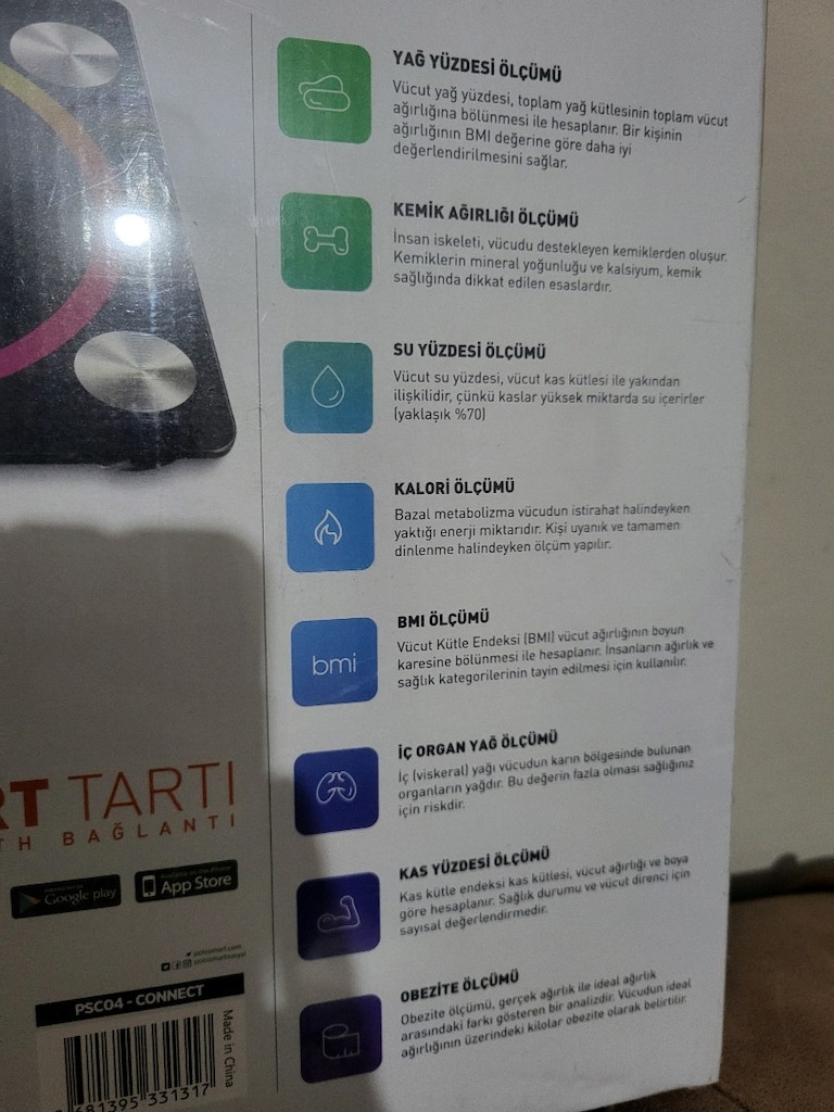 sıfır Bluetoothlu baskül - 7