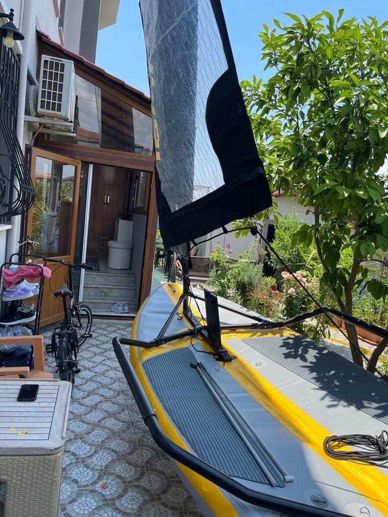 Yelken halatı şişme Tiwal 3.2 7SQM yelken ile - 3
