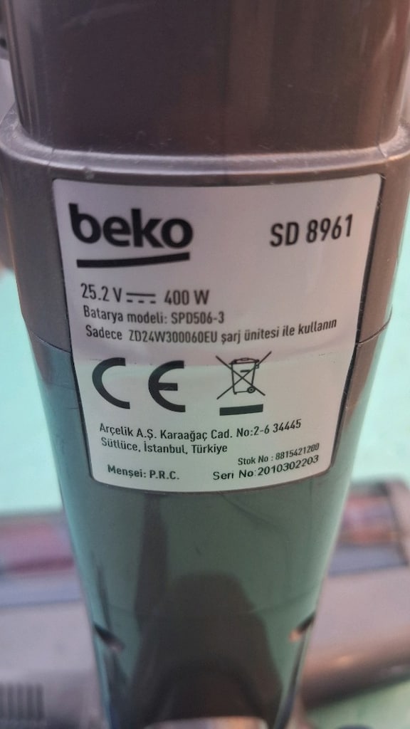 ŞARJLI SÜPÜRGE BEKO - 11