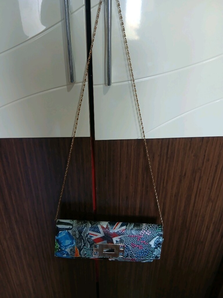 renkli deri el çantası