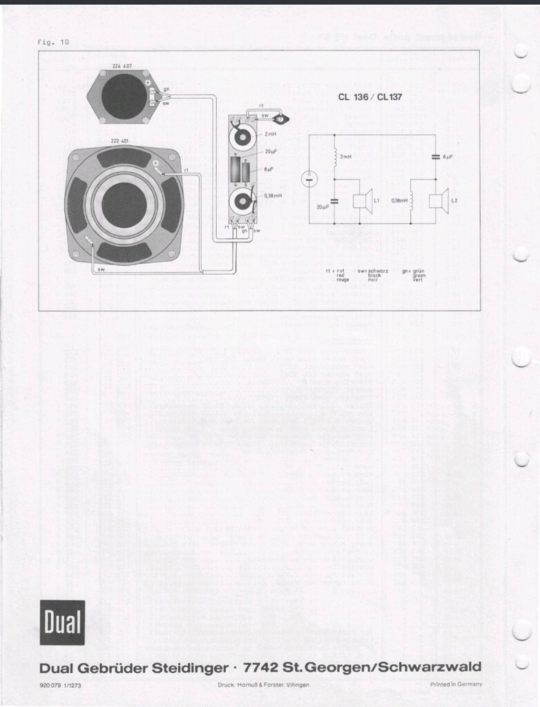 DUAL HS 53 DUAL CL 137 KATALOG SERİSİ PİKAP - 5