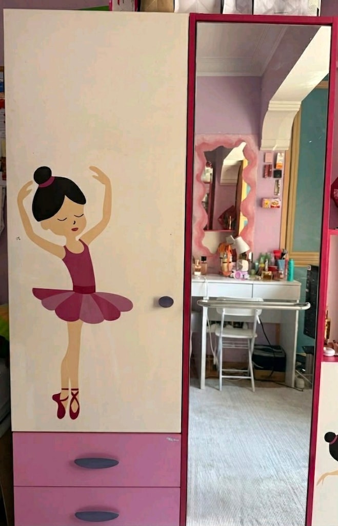 Meltem mobilya balerin çocuk odası takımı 3lü - 6