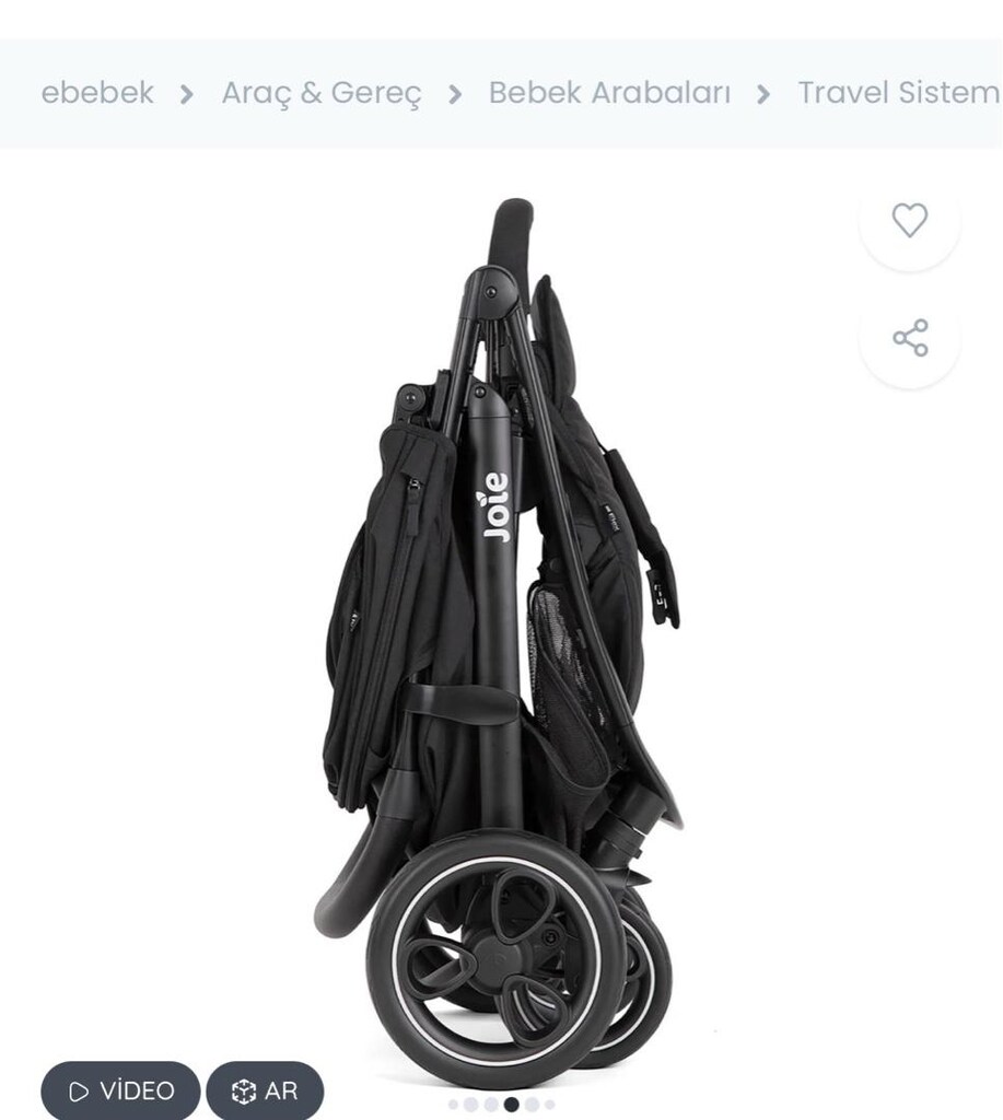 joie titetrax travel sistem bebek arabası - 3