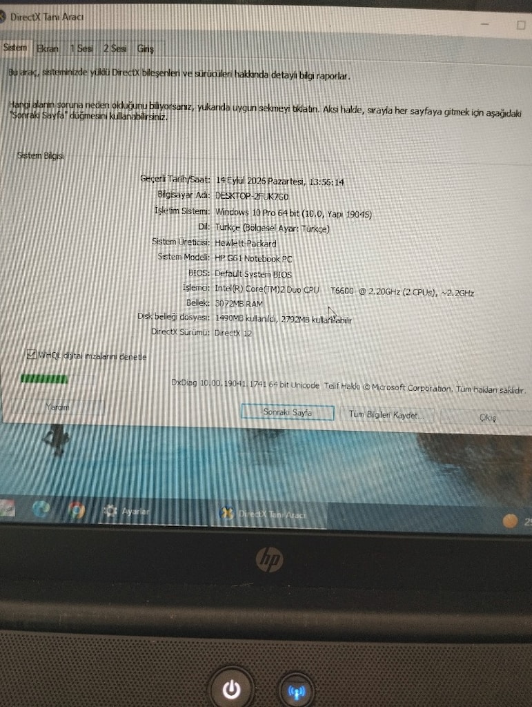 HP G61 Laptop - 4