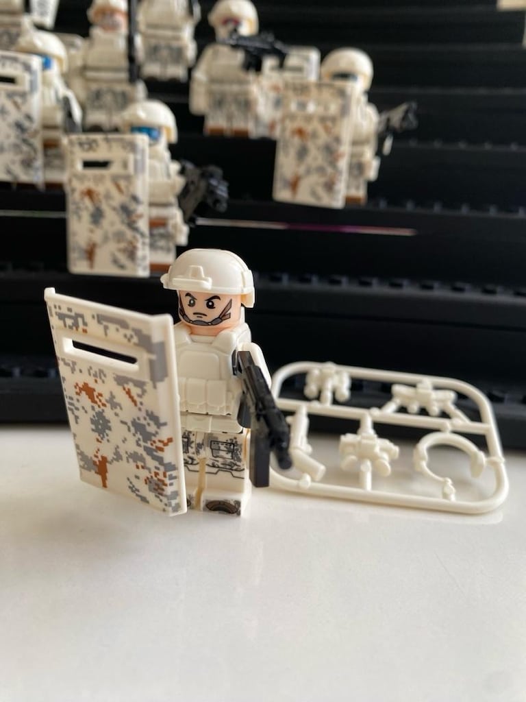 Lego Beyaz Swat Asker Minifigürleri - 3