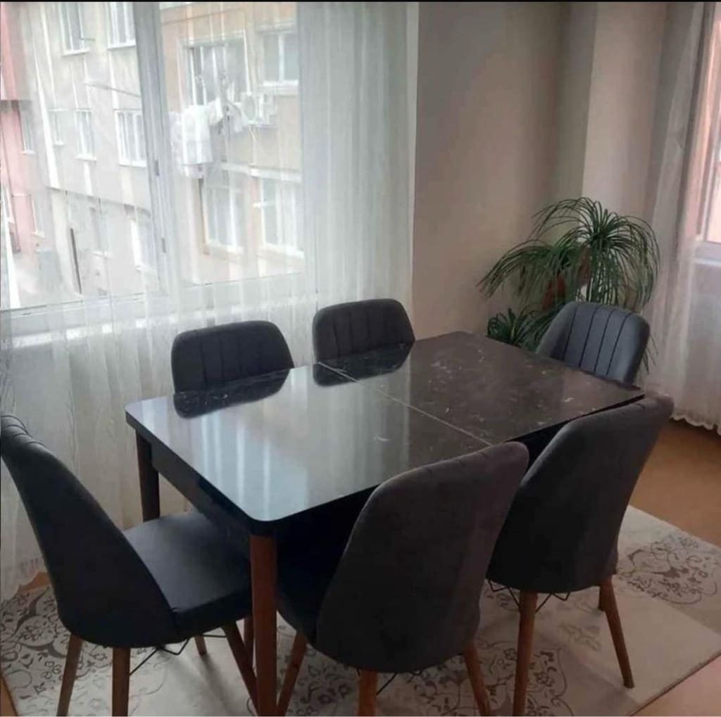 Sıfır Yemek Masası Takımı 6 Kişilik - 9