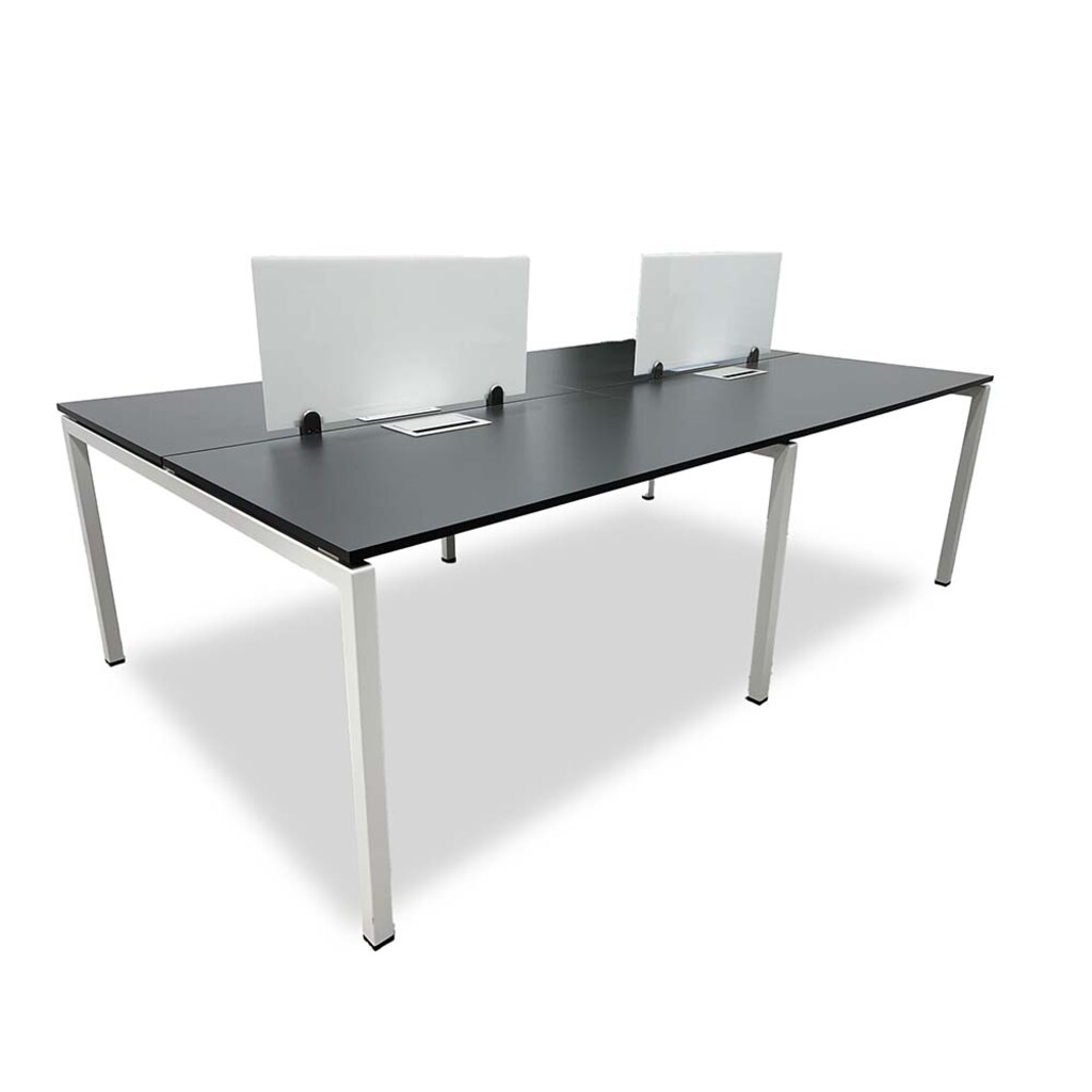 ATOM OFİS - SES YALITIMLI MDF DATAPORTLU 4 KİŞİLİK WORKSTATİON - 2