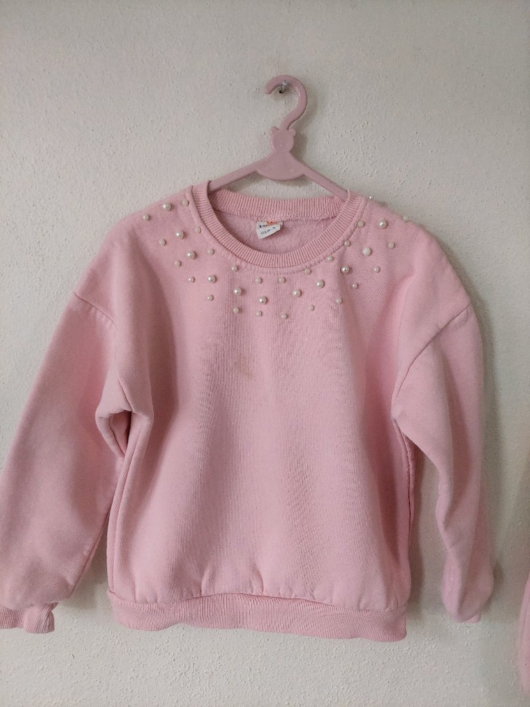 WOW inci süsleme Pembe Eşofman Takımı - 4