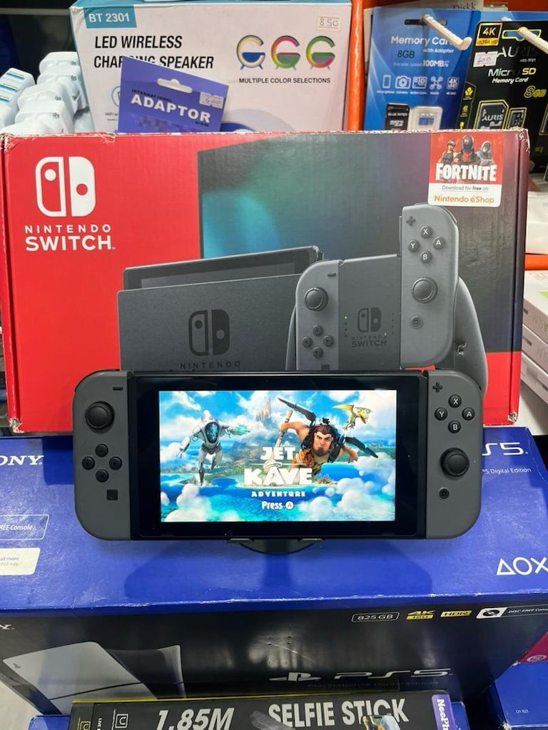 Nintendo Switch V1 64 Gb kutulu cihaz - 7