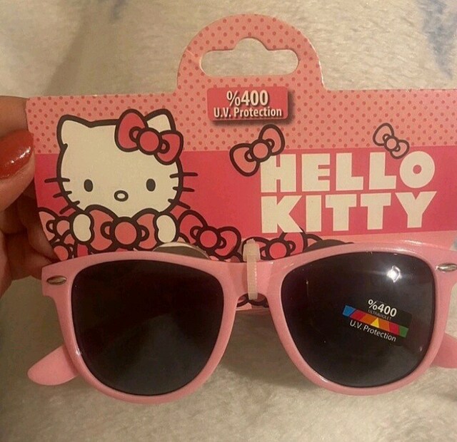 Hello kitty lisanslı kız çocuk güneş gözlük