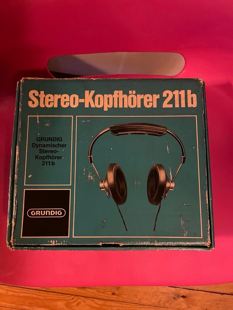 1970 ‘ ler Grundıg kulaklık vintage retro - 8