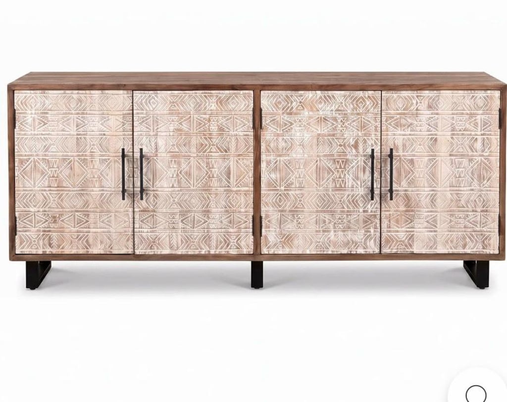 vintage tik agacı konsol 200x80 cm - 3