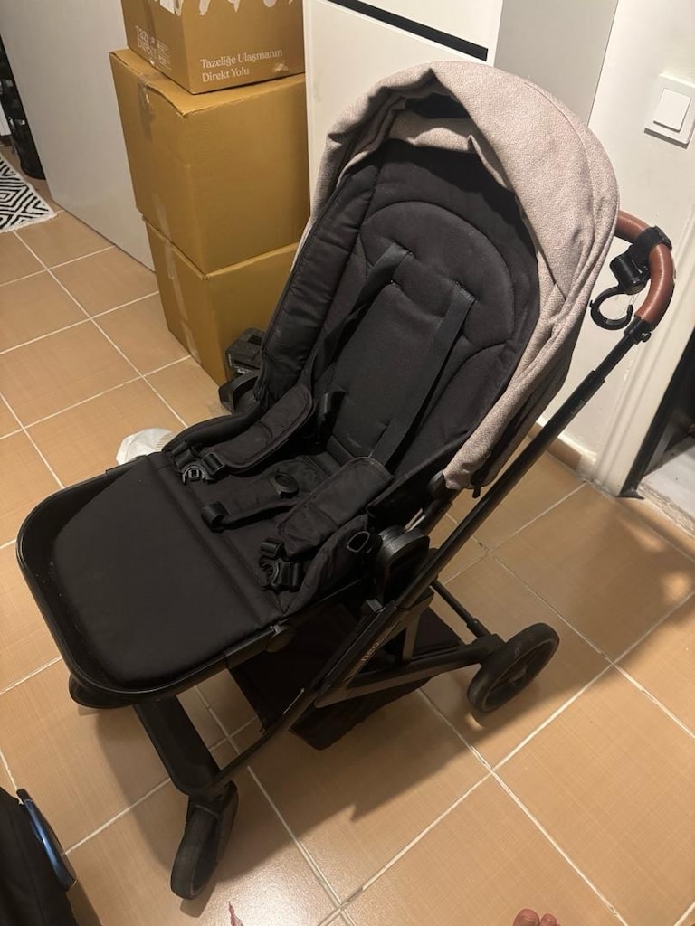 Bagi neo bebek arabası, maxi cosi puset, ikea beşik ve yatağı