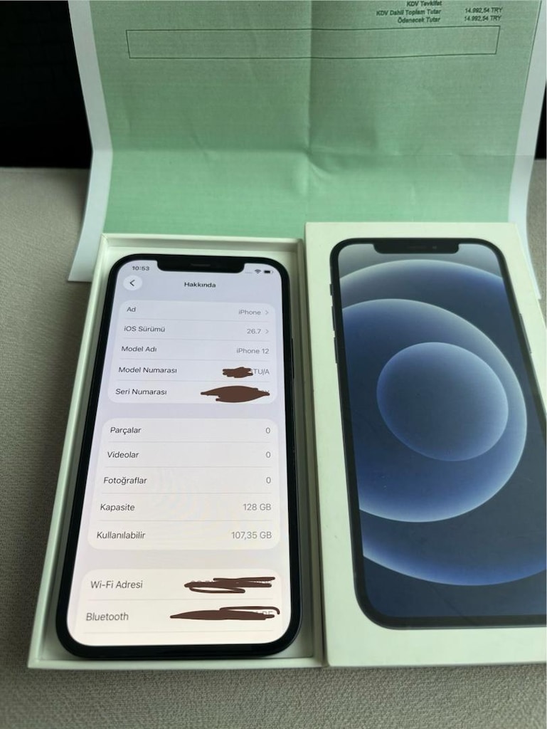 İphone 12 128Gb Pil %80 Kutulu Faturalı Tertemiz İlk Sahibinden - 6