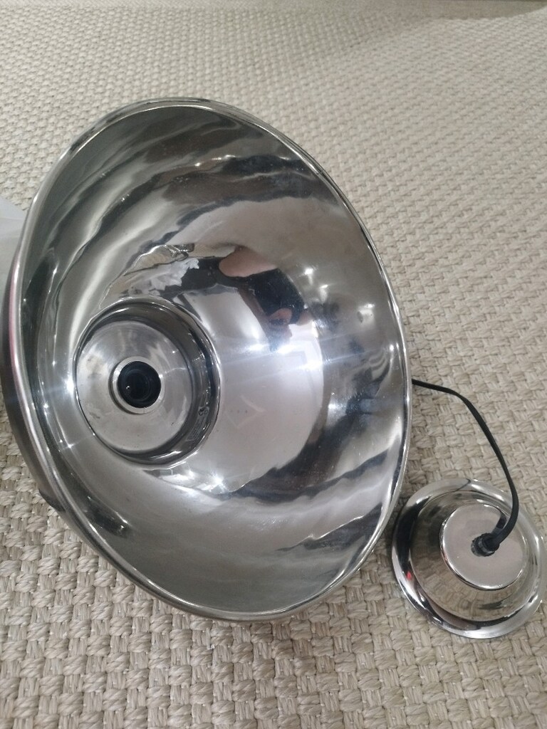 Yargıcı Home Deri Detaylı Sarkıt Avize - 36x36 cm - Sıfır Ürün - 4