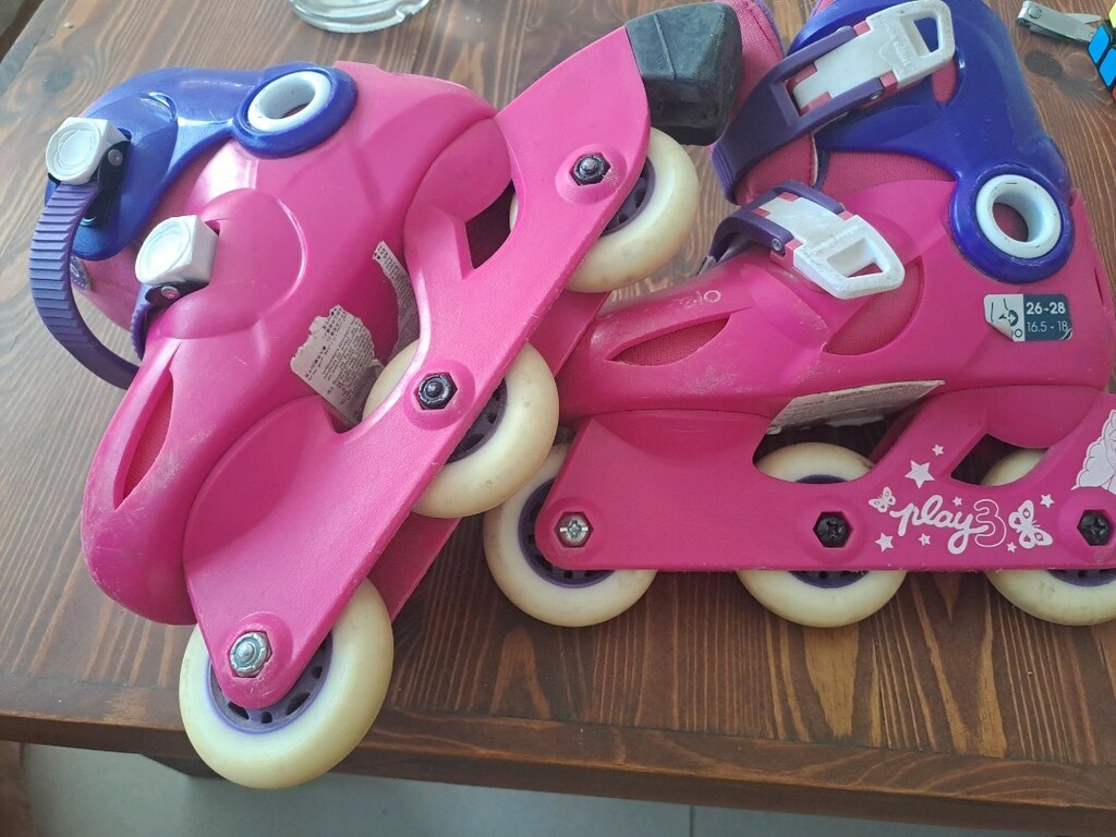 oxelo pembe renk paten - 3