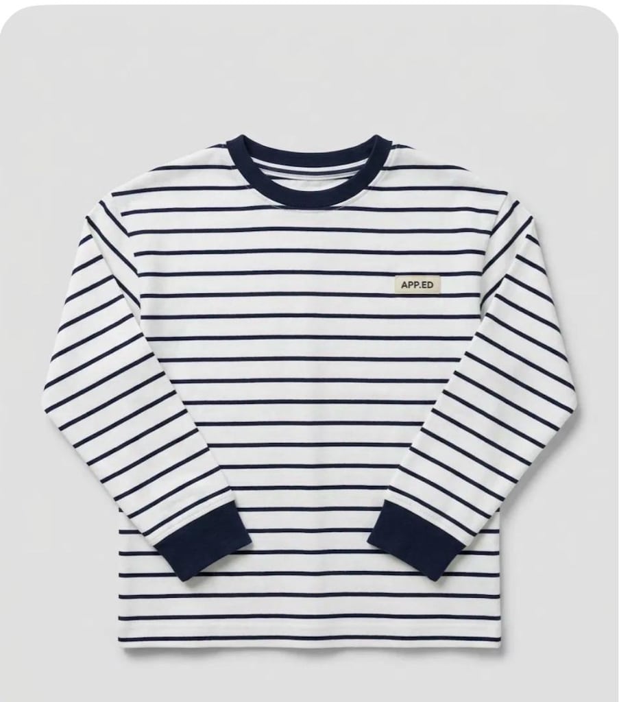 Zara Kids çizgili uzun kollu tişört - 4