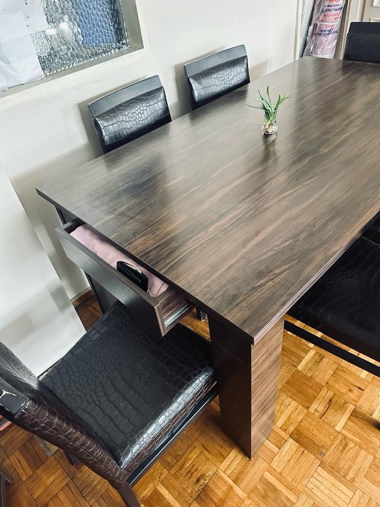 6 Kişilik mdf yemek masası + 6 sandalye - 5