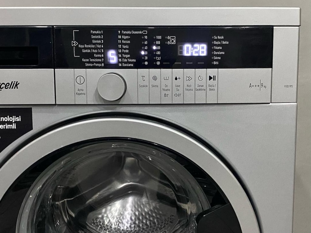 Arçelik 9 Kg Piano Serisi İnverter A+++ Gri Çamaşır Makinesi - 3