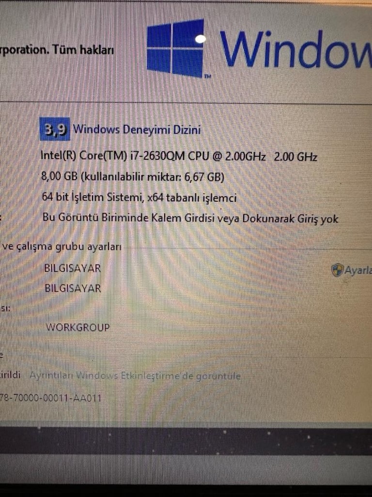 Asus K53S İ7 İşlemcili Laptop - 2