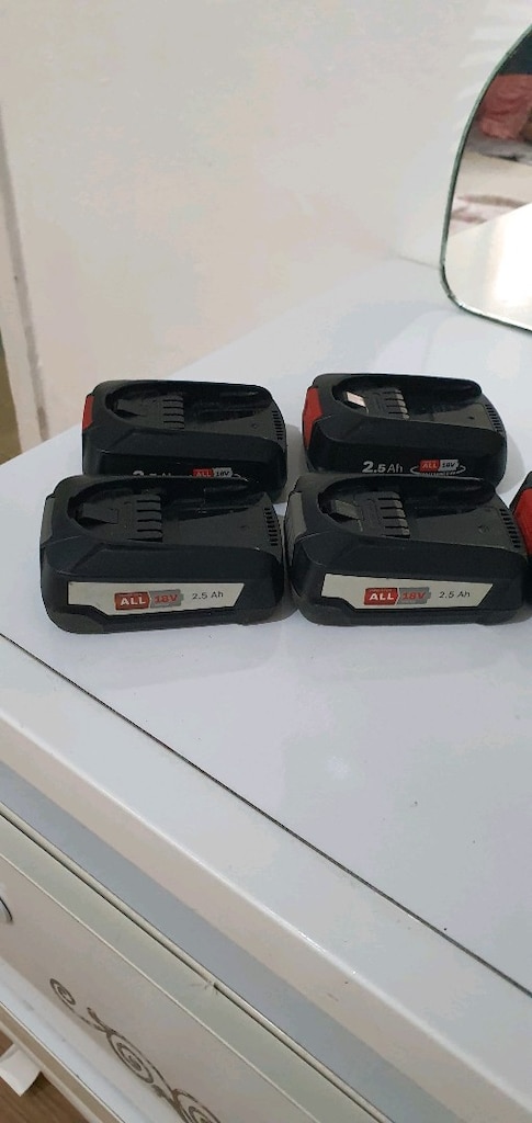 bosch şarjlı matkap pilleri 18 volt 2.5 amper sağlam sıfır gibi yer - 3