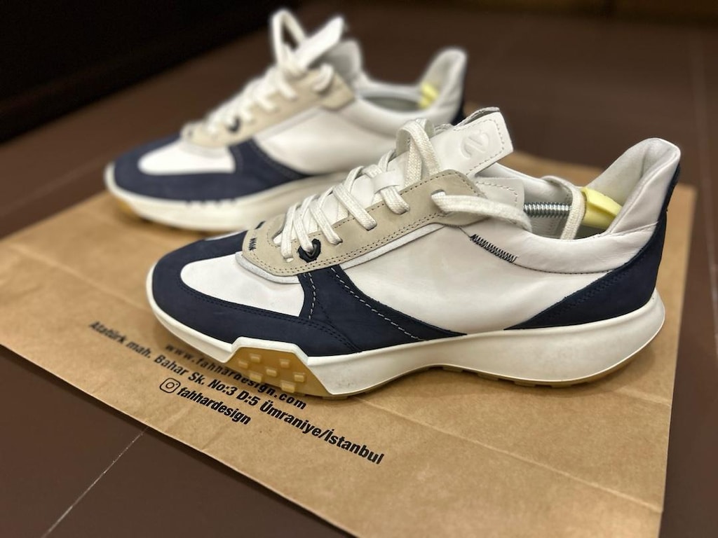 Ecco 46 numara retro erkek sneaker - 4