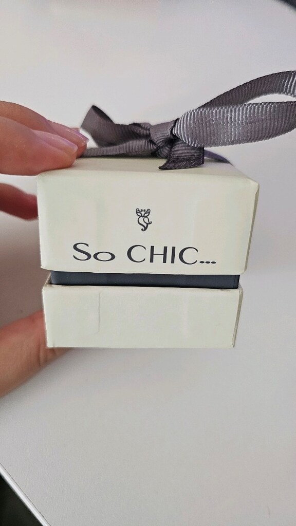 So Chic 18 ayar beyaz altın kaplama yüzük - 6