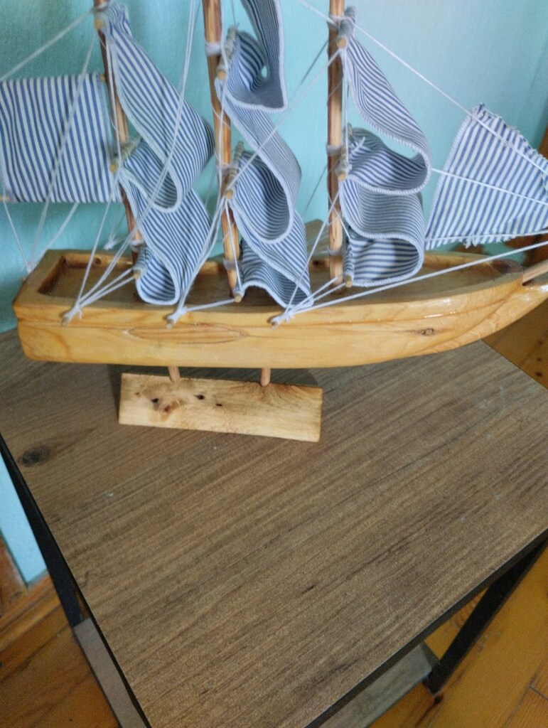 Maket gemi yelkenli el yapimi - 4