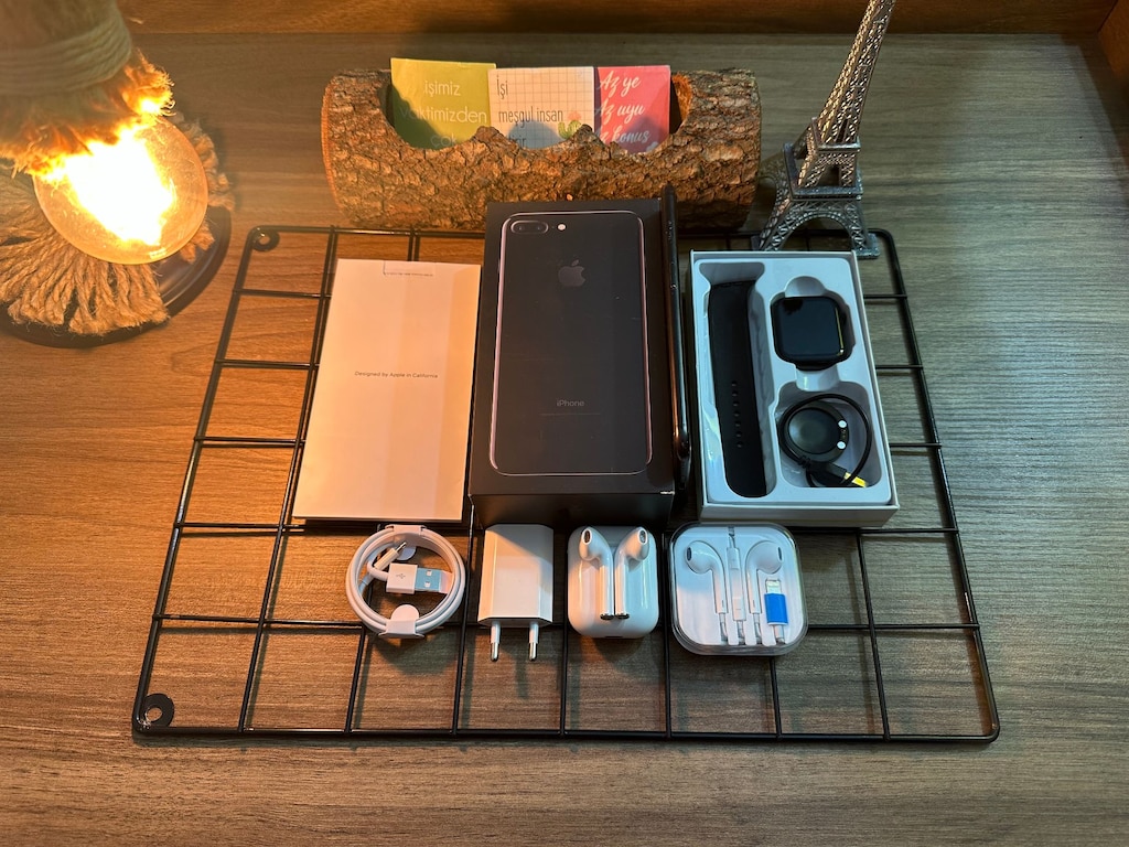 FULL AKSESUARLI İPHONE 7 PLUS MAT BLACK - 5