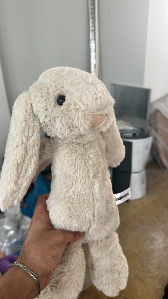 TOPTAN UYKU ARKADAŞI PELUŞ TAVŞAN 34cm - 13