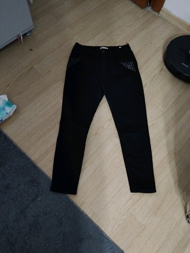 31 beden bayan zımbalı jeans pantolon