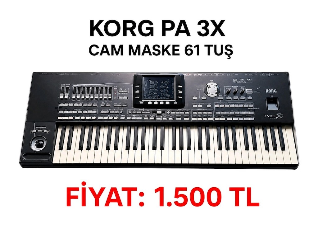 korg pa 1000 korg pa 3x koruma kılıfı cam maske - 2