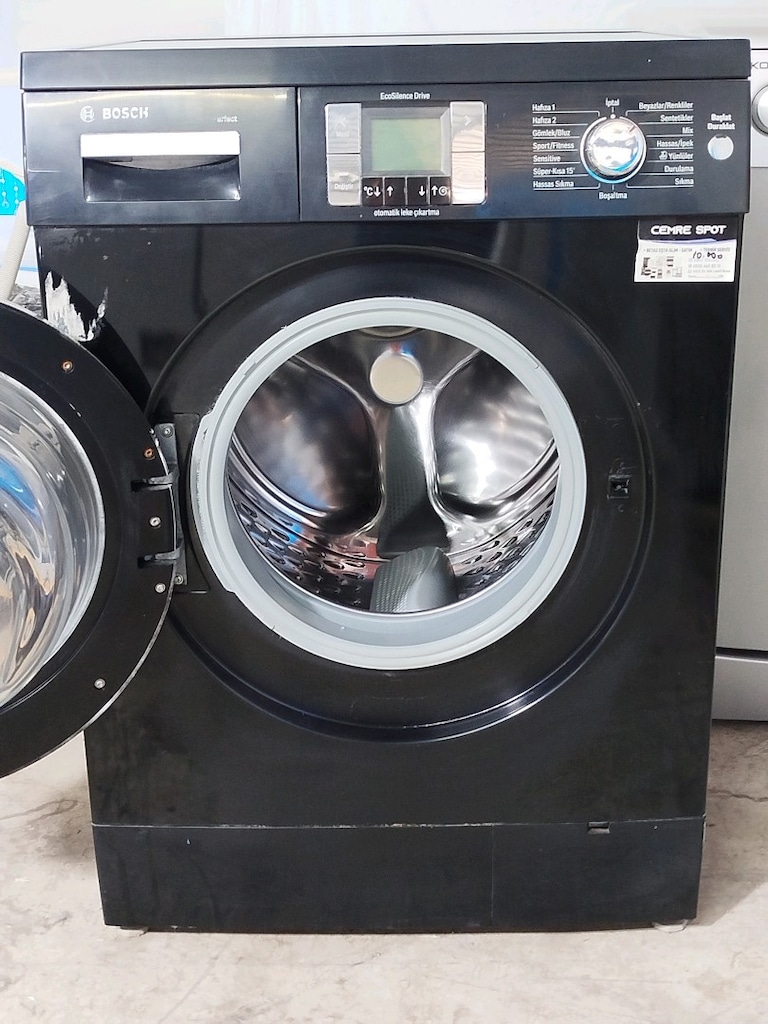 BOSCH 8 KG SİYAH ÇAMAŞIR MAKİNESİ İZMİR İÇİ 3 AY GARANTİMİZ VARDIR - 3