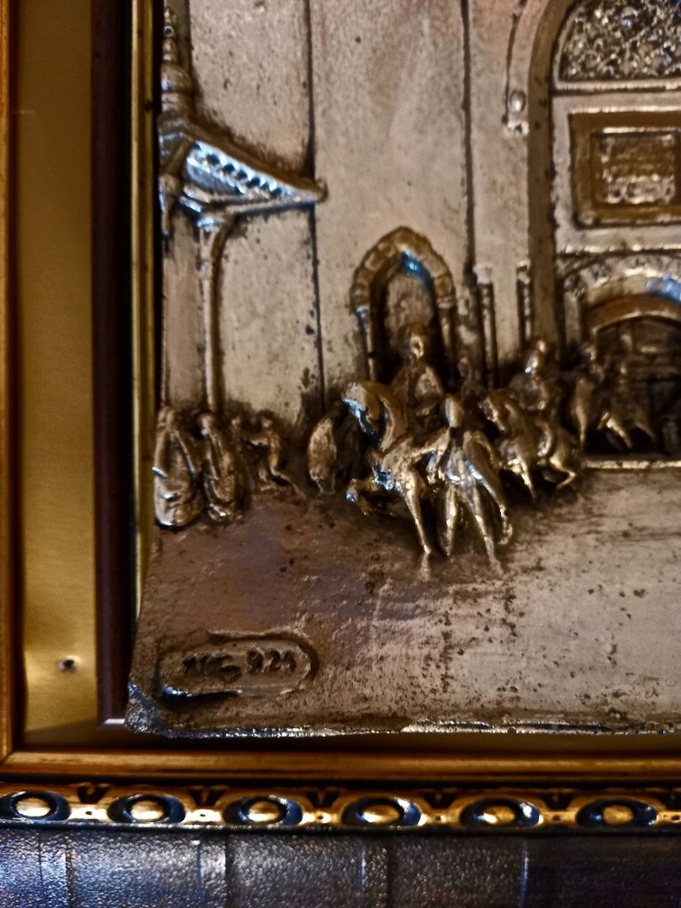 DAMGALI, 925 AYAR GÜMÜŞ KAPLAMA KABARTMA TABLO - 2