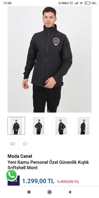 Yeni kamu personel özel güvenlik kışlık softshell mont