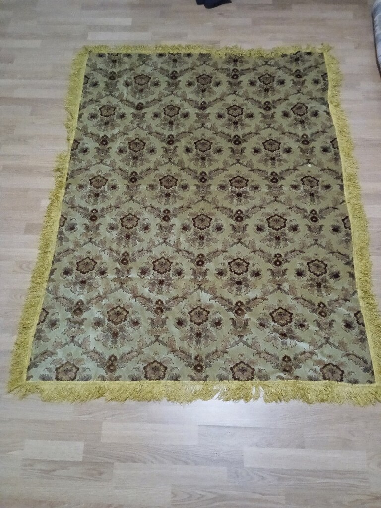 190x145 CM BÜYÜK BOY HATASIZ KABARTMA DESEN DUVAR HALISI &YATAK ÖRTÜSÜ