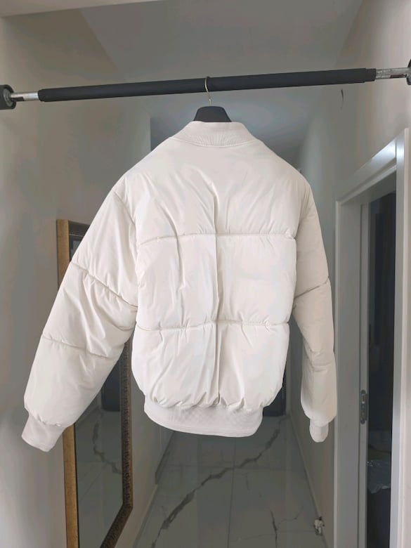 H&M Beyaz Puffer Mont - 2