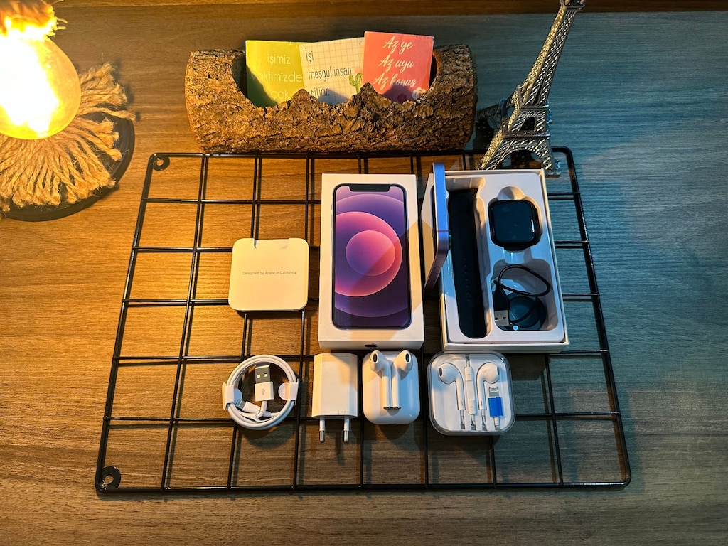 GARANTİLİ 128 GB İPHONE 12 PURPLE - 6