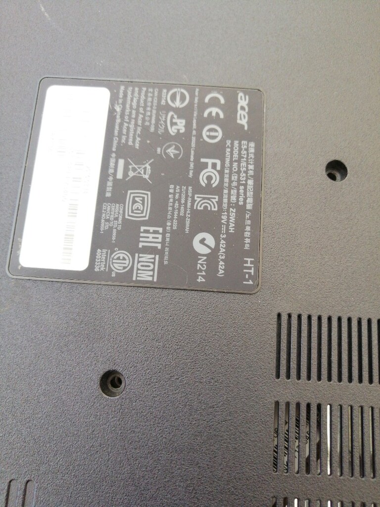 Acer E5-571G temiz kasa içi böşdur - 4