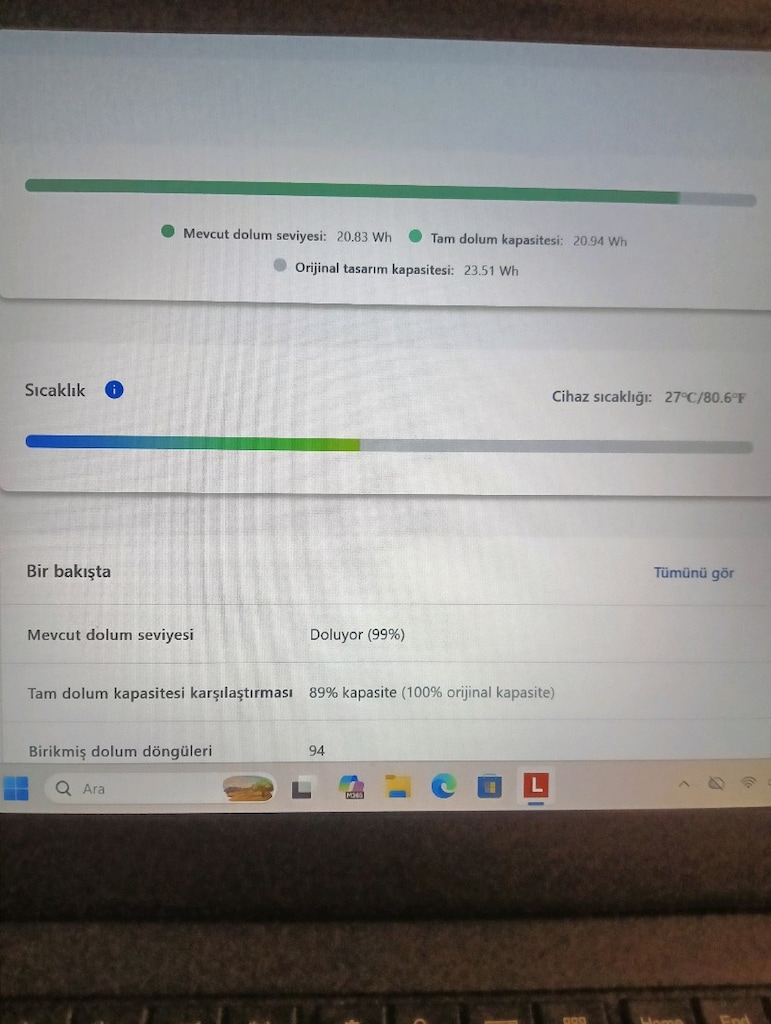 Lenovo Thinkpad T460S T470S batarya (00HW022) - 3