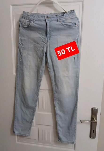 Buz mavisi LCW çocuk jean kot 11-12 yaş