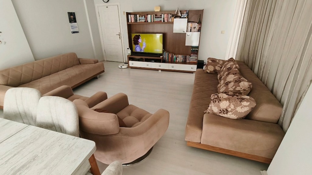Oturma Odası Yemek Masası TV ünitesi Tüm Salon Takımı - 12