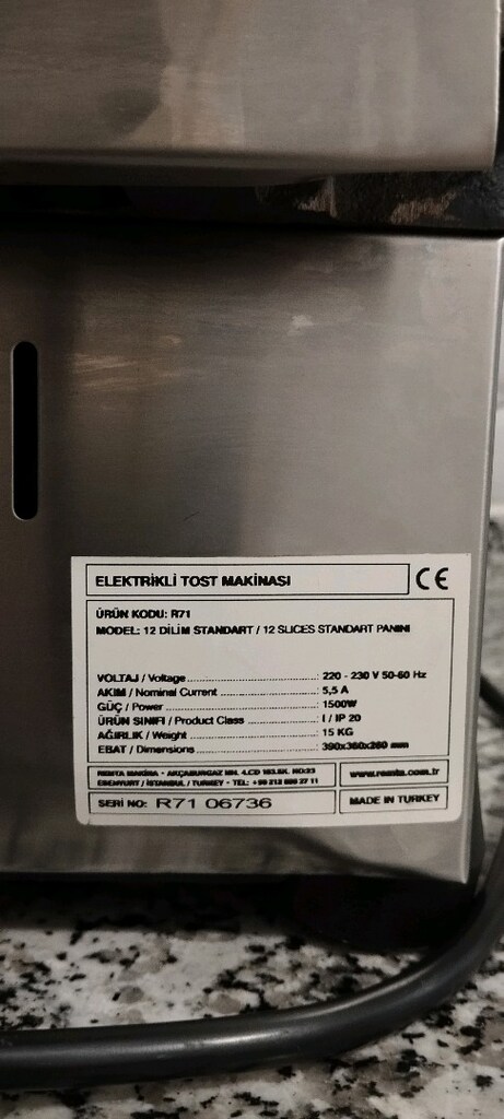 Remta 12 dilim tost makinesi - 5