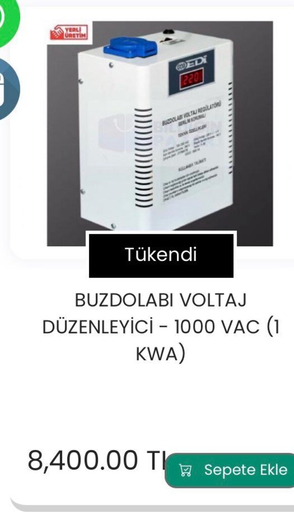 BUZDOLABI VOLTAJ REGÜLATÖRÜ - 6