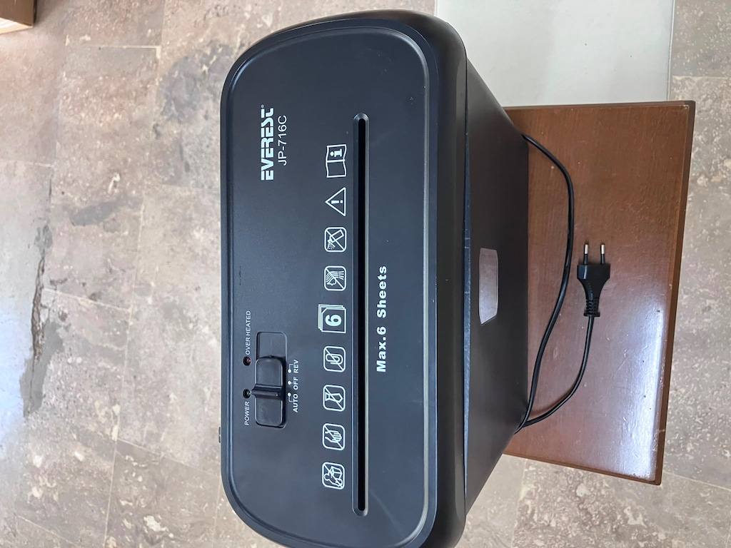 Everest JP-710C Kağıt Kesme Cross Cut Paper Shredd İmha Makinesi - 3