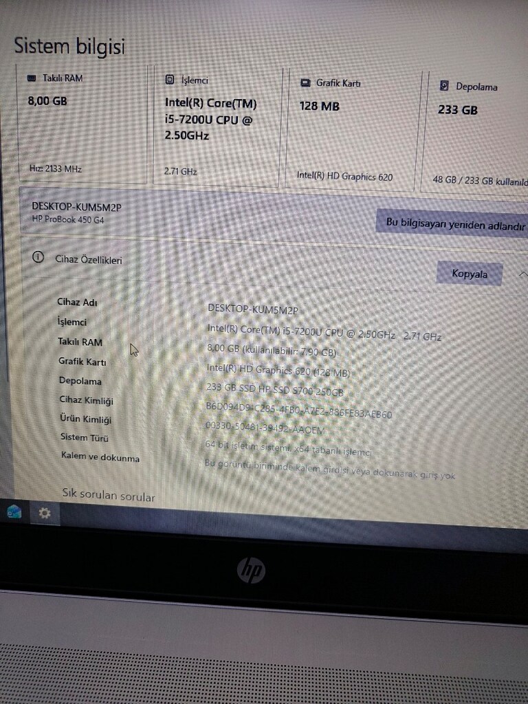 HP probook en tutulan serisi leptop laptop bilgisayar - 7