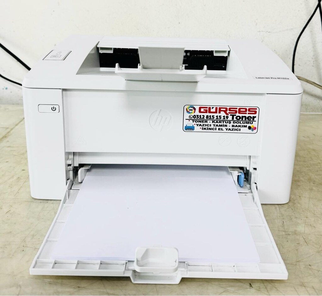 Yazıcı HP LaserJet Pro M102a Temiz Makina Ekonomik Bakımlı Toner Dolu - 3