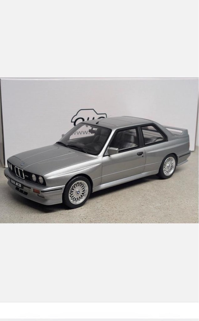 NADİRRR!!!BMW M3 E30 1987 SALMON SILVER 203 1/12 LİMİTLİ ÜRETİM