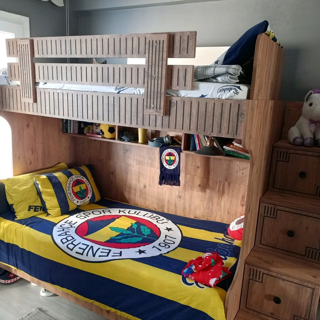 merdivenleri çekmece Ranza - 2