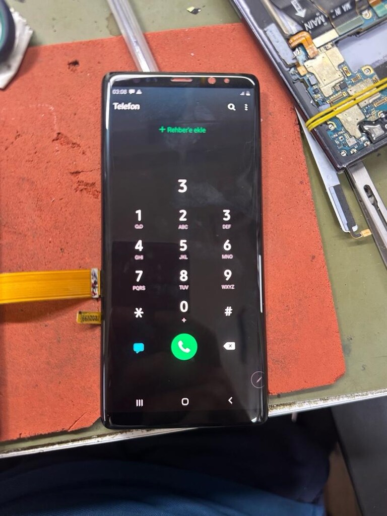 Samsung not 8 orjinal lekeli çizgili ekran - 5